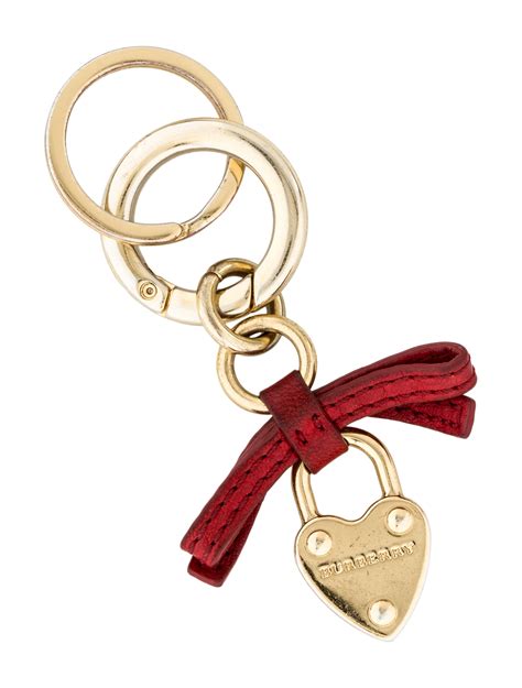 burberry keychain heart|burberry lip gloss keychain.